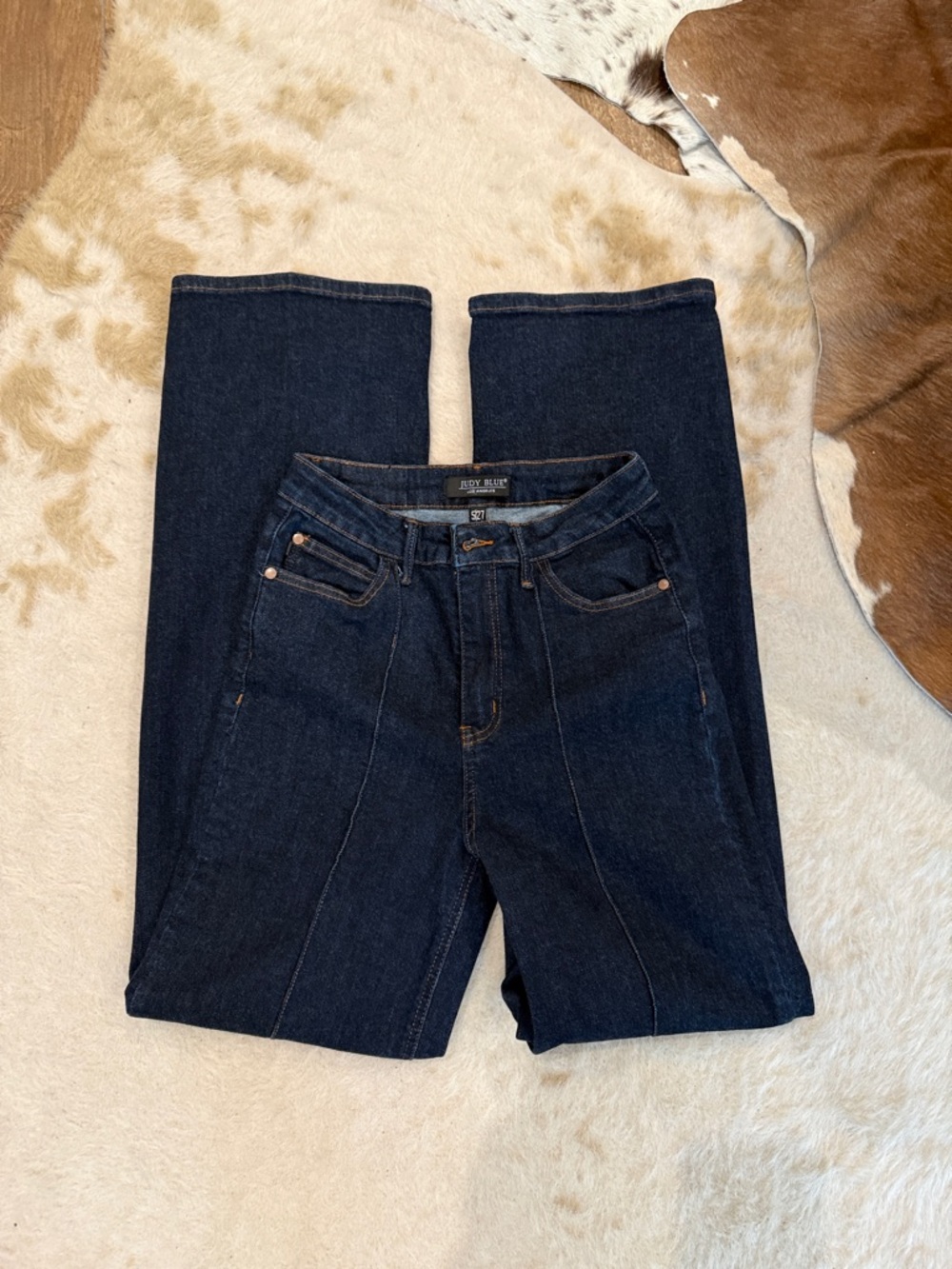 Judy Blue Dark Indigo Straight Leg Jeans